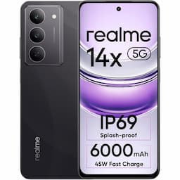 Realme 14X 5G (Crystal Black, 6 GB + 128 GB)