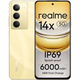 Realme 14X 5G (Golden Glow, 8 GB + 128 GB)