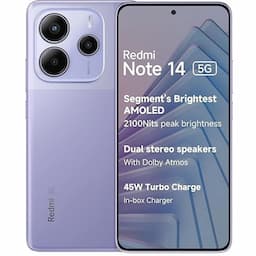 Redmi Note 14 5G (8GB +256 GB, Phantom Purple)