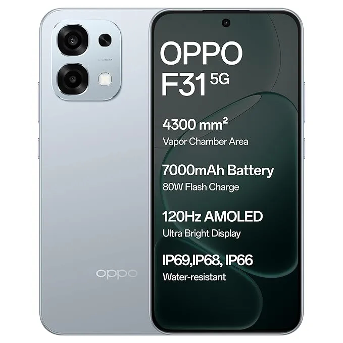 Oppo F31 ( Cloud Green, 8GB RAM/256GB)