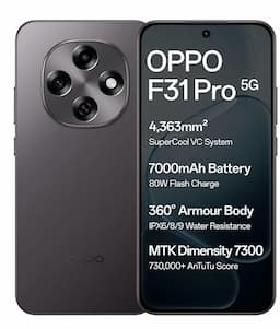 OPPO F31 Pro 5G (Space Grey, 12GB RAM, 256GB)