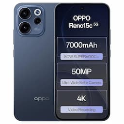 OPPO Reno 15C 5G (Twilight Blue, 256 GB) (12 GB RAM)