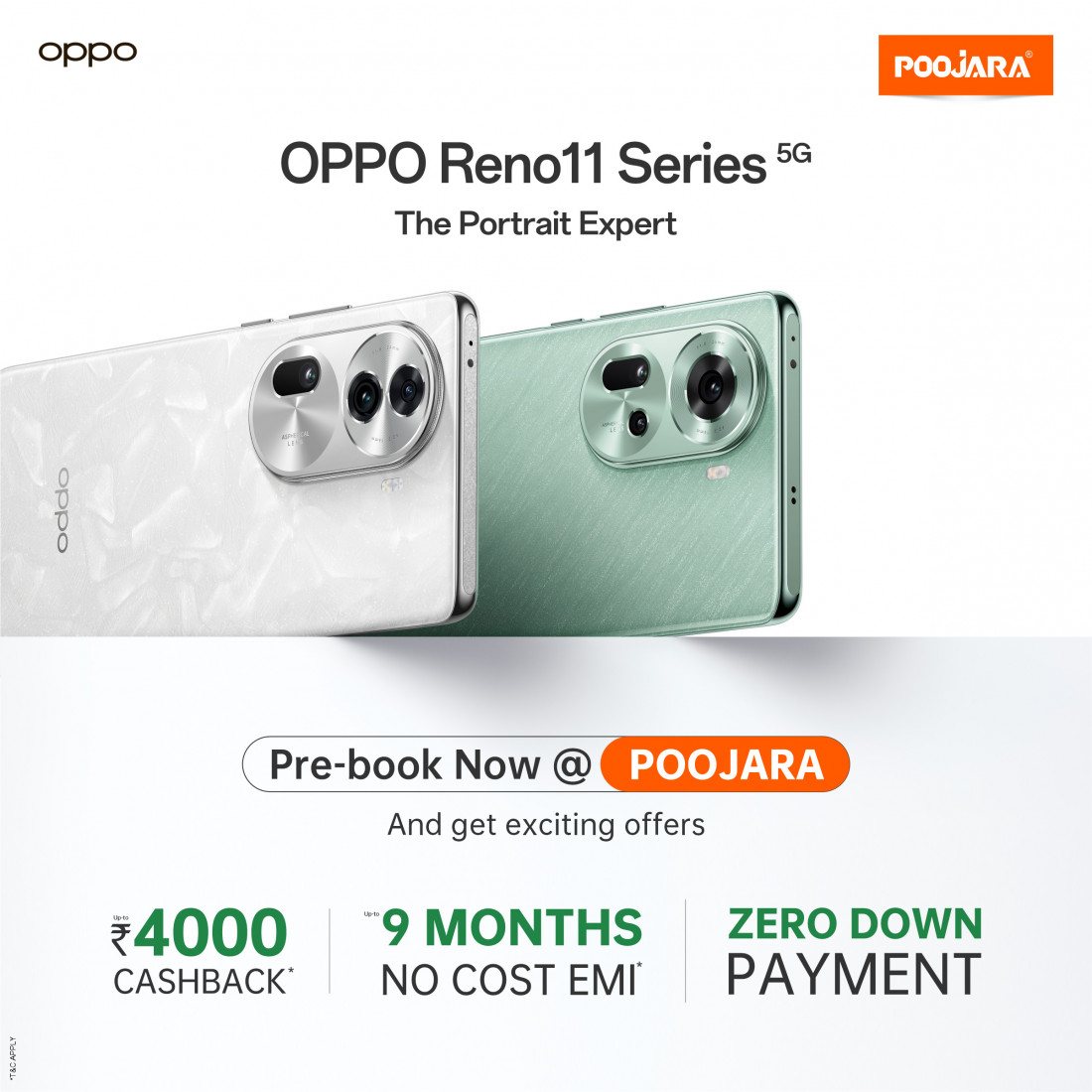 Elevate Your Smartphone Experience: Oppo Reno 11 5G and 11 Pro 5G Now Available for Pre-Order at Poojara Group Stores!