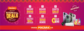 Navratri #BlockBusterDeals are LIVE at Poojara Telecom!