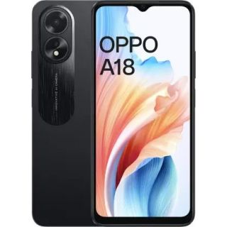 Oppo A18 (Glowing Black, 4GB + 64GB)