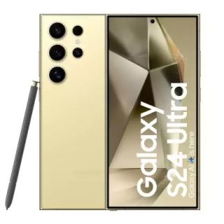 Samsung Galaxy S24 Ultra (Titanium Yellow, 12GB + 256GB)