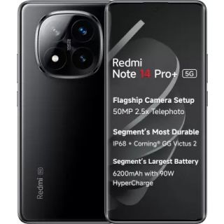 Redmi Note 14 Pro Plus (Titan Black, 8GB + 256GB)