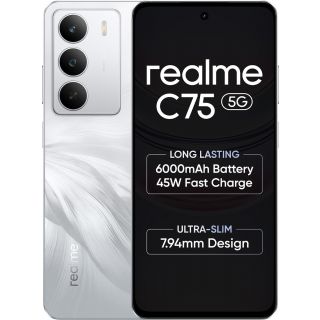 Realme C75 5G (Lily White, 4GB +128GB)