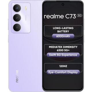 Realme C73 5G (Crystal Purple, 4GB + 128GB)