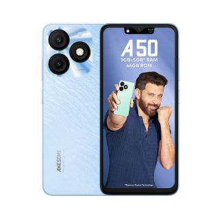Itel A50 A667LP (Cyan Blue, 4GB + 64GB )