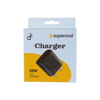 Supercool 25W  Type C Port Adapter - Black