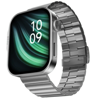 Noise NSW-412 Colorfit Caliber 3 Plus Amoled Metal Elite Silver Watch