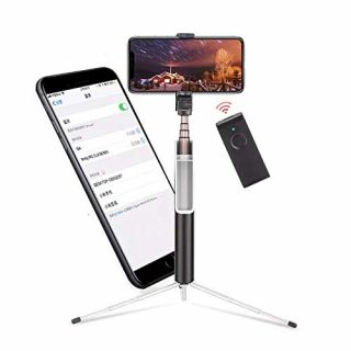 Vaku Luxos Tripod Selfie Stick with Wireless Bluetooth Remote 