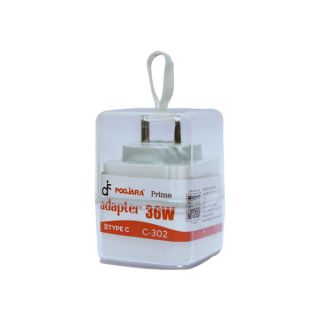 Poojara Prime 36W Dual Type C Port Adapter 