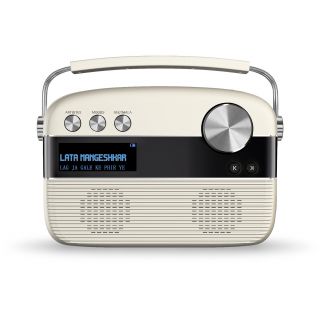 Saregama Carvaan Digital Audio Player (Porcelain White)