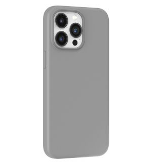 Poojara Prime iPhone 15 Pro Nature Series Silicone Case- Gray