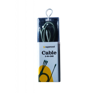 Supercool 3 in 1 Type C To Type C Cable