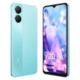 Vivo y28 5G (Glitter Aqua, 4GB + 128GB)