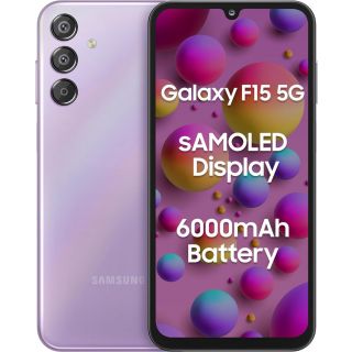 Samsung Galaxy F15 5G (Groovy Violet, 4GB + 128GB)