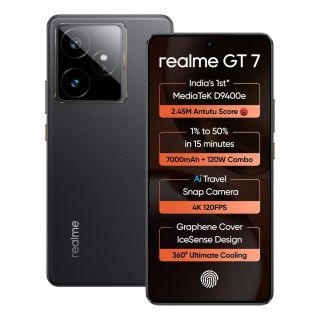 Realme GT 7 5G (Icesense Black, 12GB + 512GB)