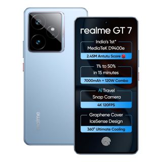 Realme GT 7 5G (Icesense Blue, 12GB + 512GB)