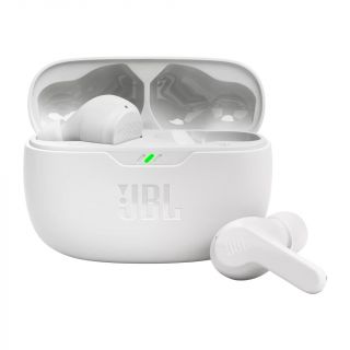 JBL Wave Beam True Wireless Earbuds (In-Ear, White)