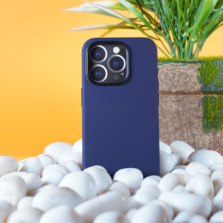 Poojara Prime iPhone 15 Pro Nature Series Silicone Case- Purple