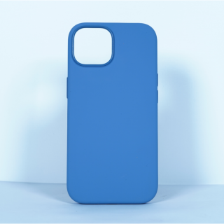 Poojara Prime iPhone 15 Plus Nature Series Silicone Case- Blue