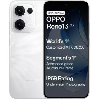 Oppo Reno 13 5G (Ivory White, 8GB + 128GB)