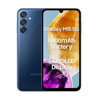 Samsung Galaxy M15 5G (Blue Topaz, 4GB + 128GB)