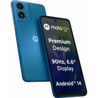 Motorola Moto G04 ( Satin Blue, 4GB + 64GB ) 