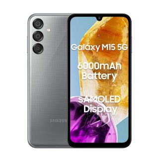 Samsung Galaxy M15 5G (Stone Grey, 4GB + 128GB)