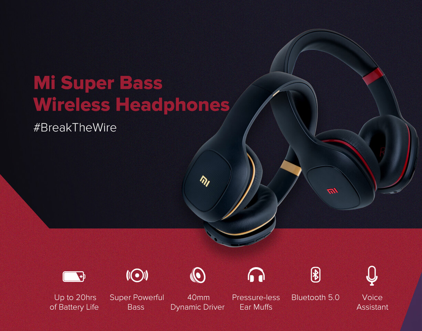 Mi Super Bass Wireless Headphones