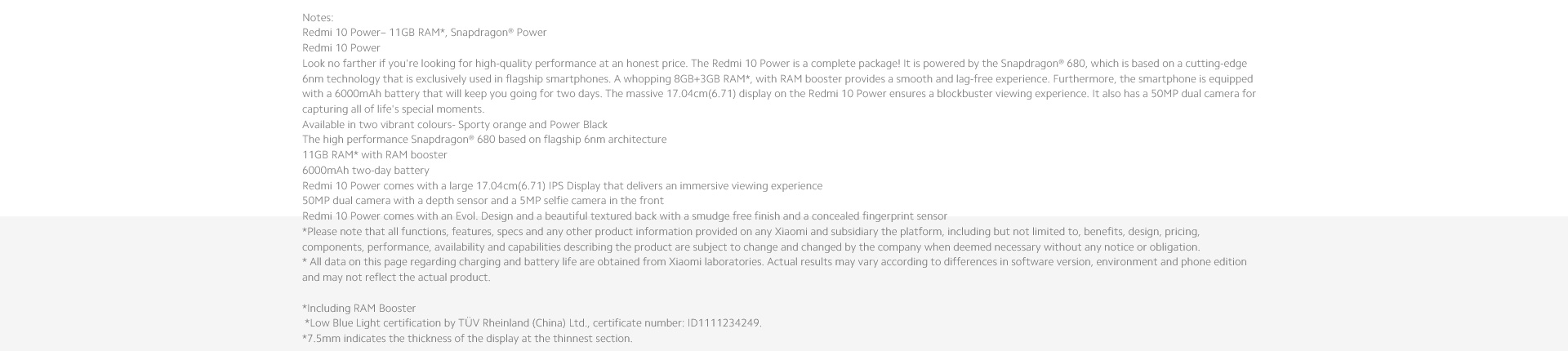 redmi 10 Power